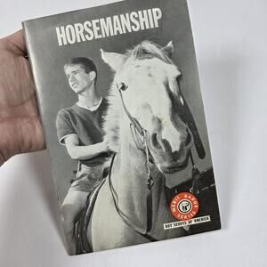 1972 Boy Scouts of America BSA Vintage Merit Badge Book Horsemanship